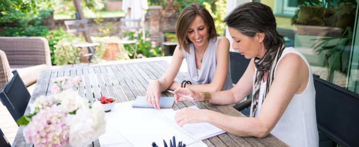 Woman deciding what do to with her joint bank accounts after divorce