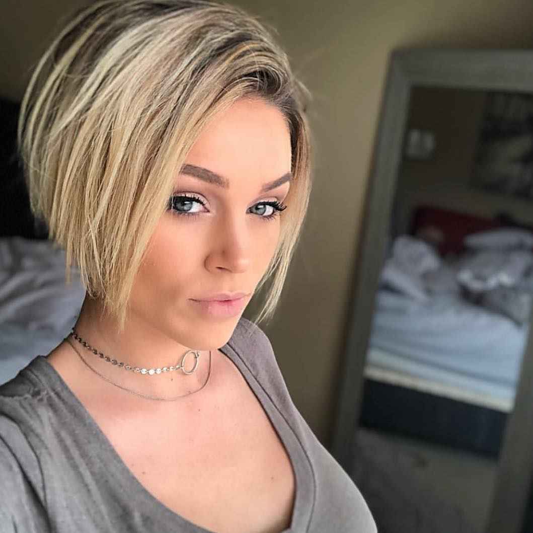 Стрижка каре для блондинки фото_32