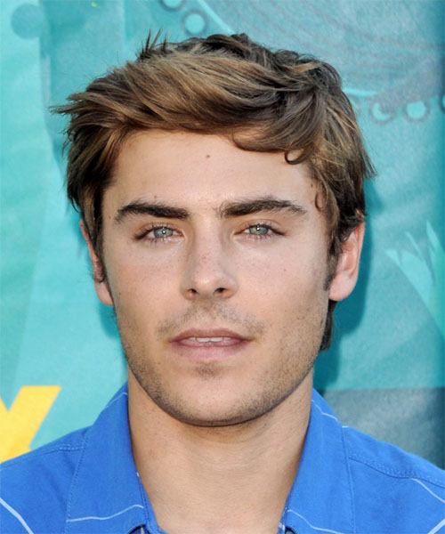 The Casual Short and Straight Zac Efron Hairstyle