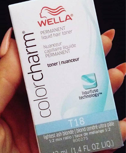 wella brand toner