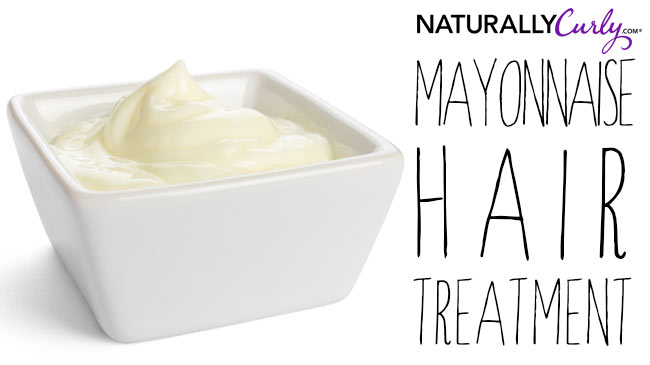 Mayonnaise hair treatment