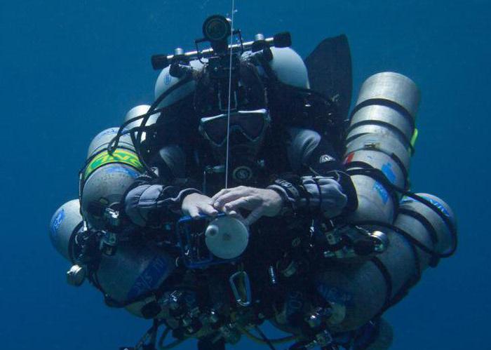 глубоководные погружения с аквалангом