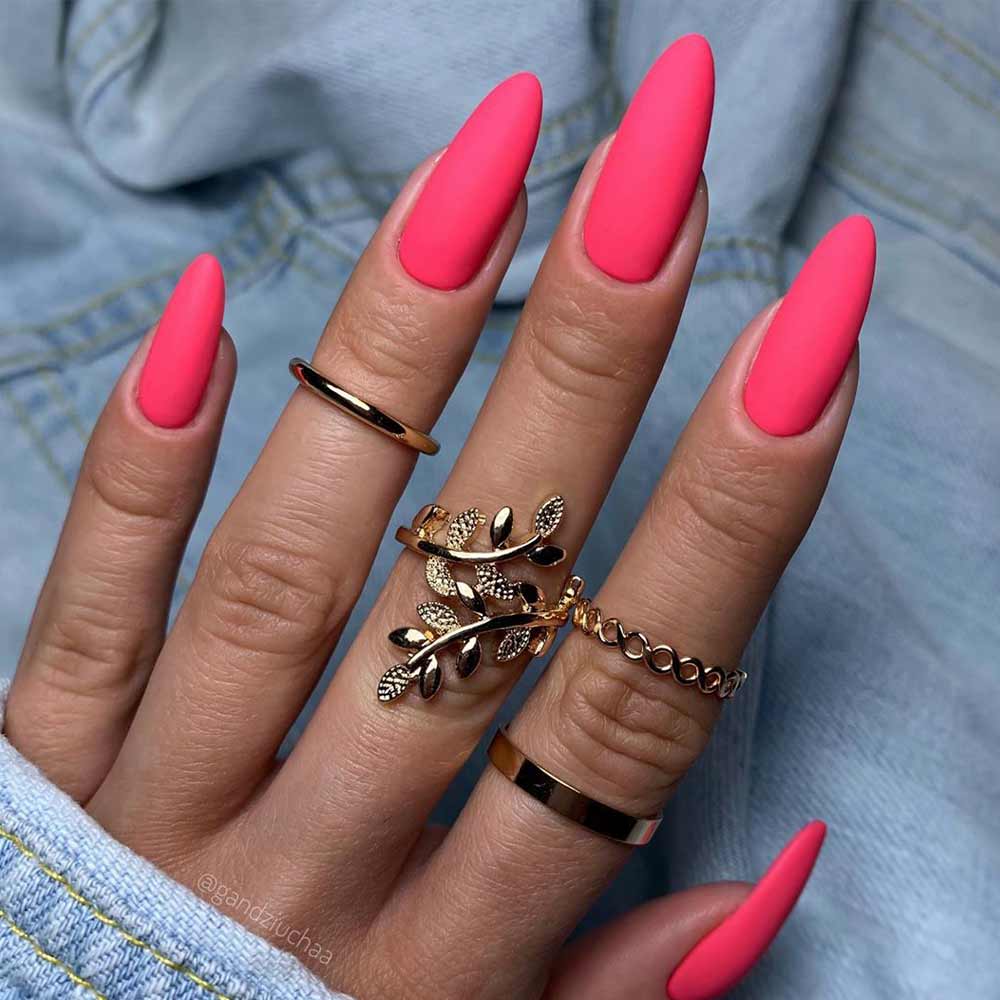 How Do You Get Matte Nails? #pinknails #mattenailart