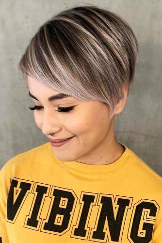 Long Pixie Fringe #pixie #bangs