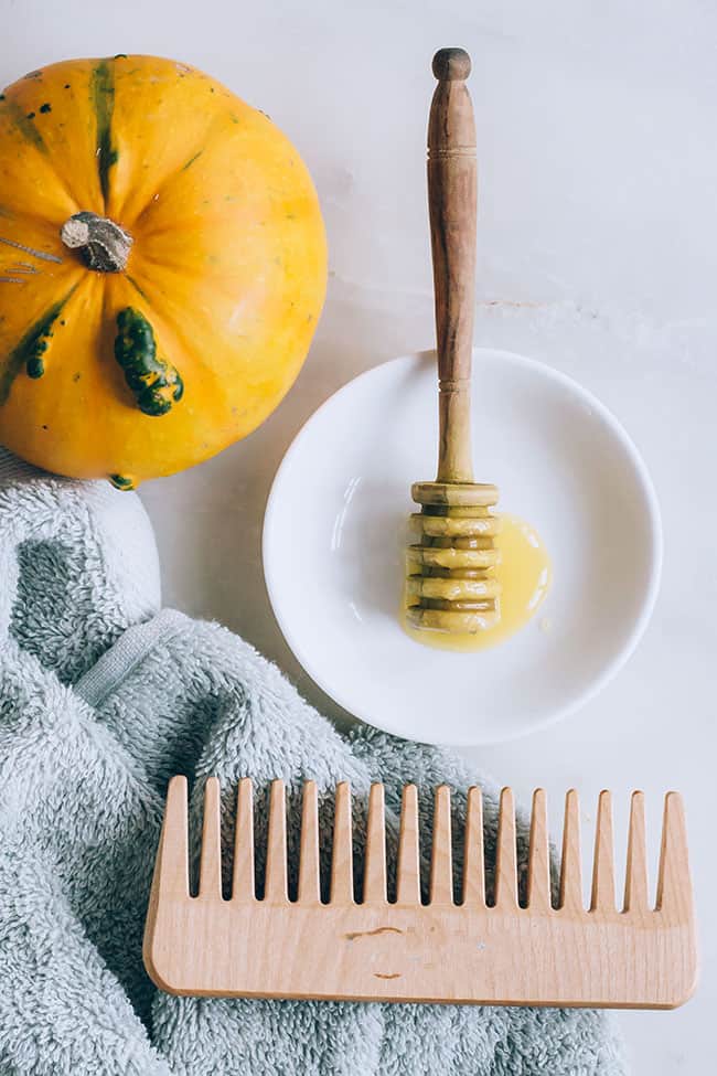 Pumpkin and Honey At Home Hair Treatment
