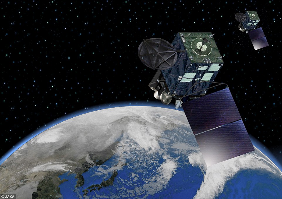 Himawari-8, illustration shown, is actually one of two twin satellites that will be used to provide continuous observation of the East Asia and Western Pacific regions. The next satellite, Himawari-9, will launch in 2016