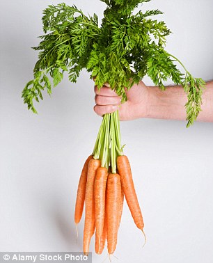 Carrots are one of the best sources of biotin, essential for normal hair growth