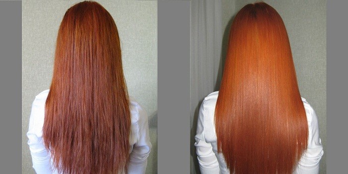Маска для волос с бесцветной хной и красным перцем