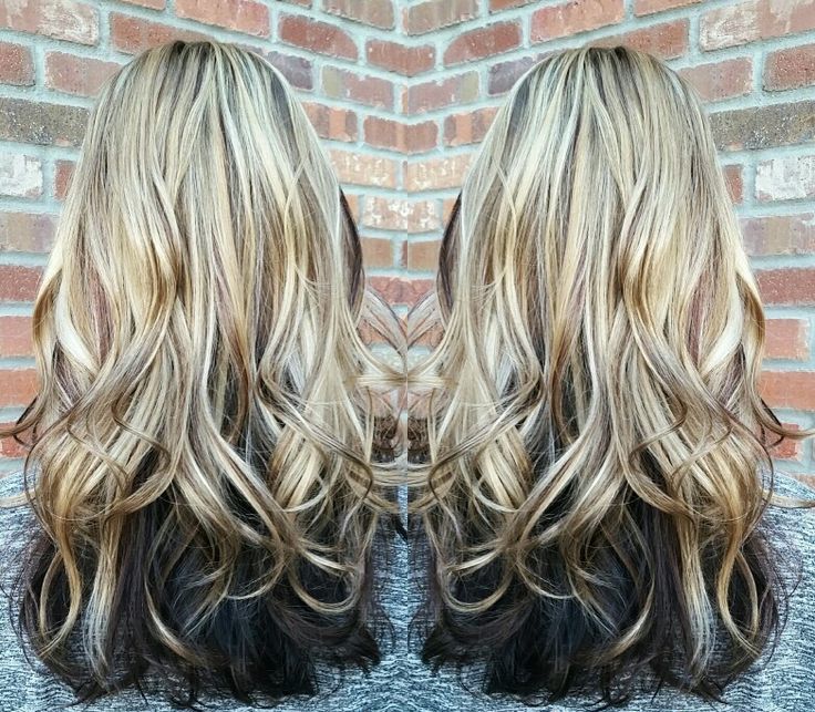 Светлый низ темный верх волос, как сделать