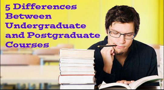 Difference between undergraduate and postgraduate