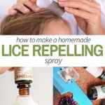 Pinterest graphic for how to prevent lice