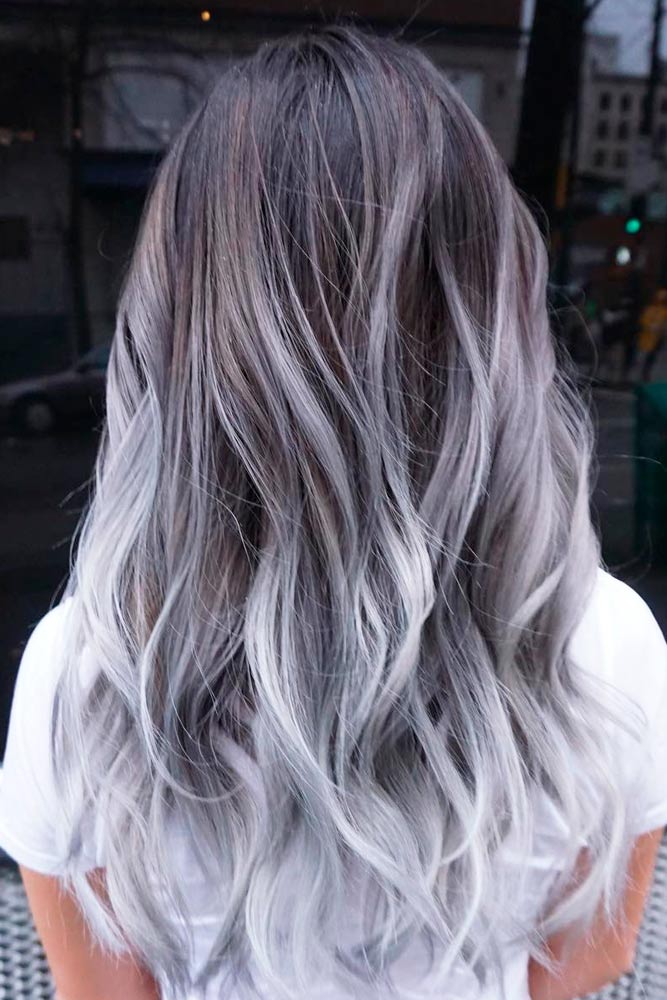 Light Grey Ombre Ideas for Long Hair picture3