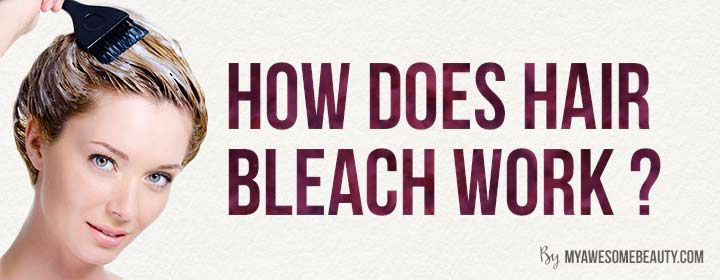 how does hair bleach work ?