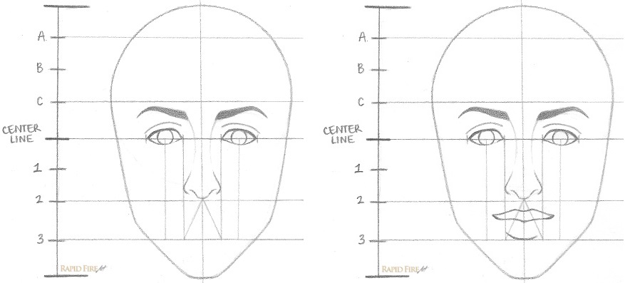 How to Draw a Female Face Step 6