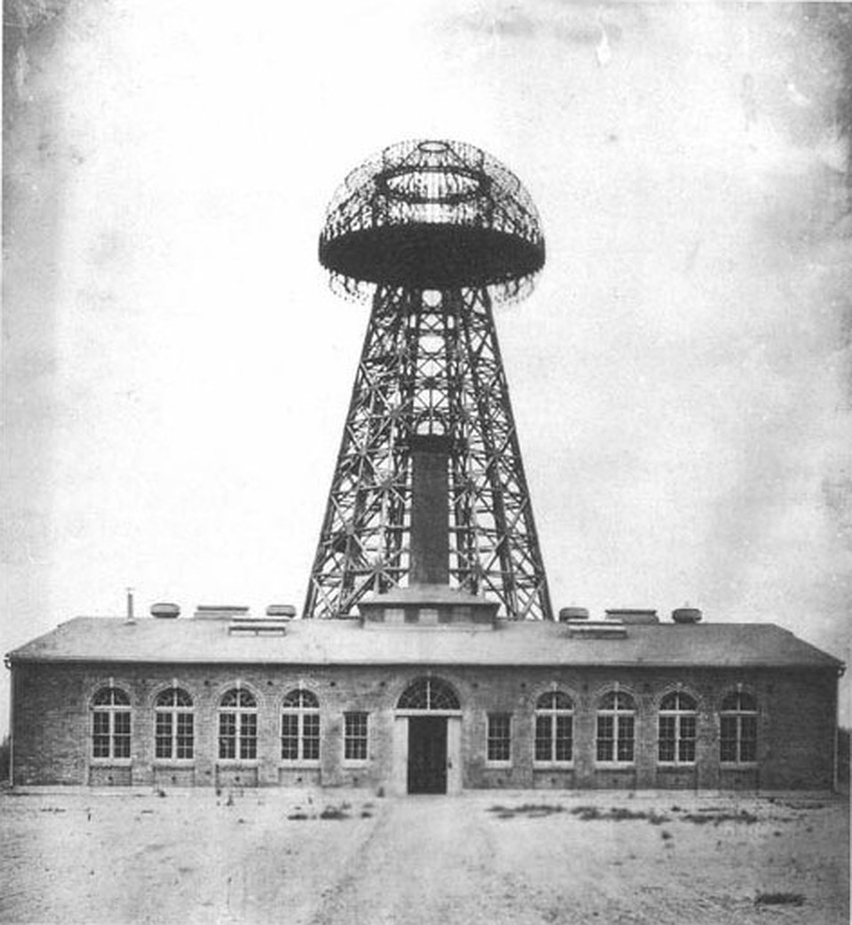 Башня Ворденклиф ("Башня Теслы") на фото 1904 года. Фото: ru.wikipedia.org