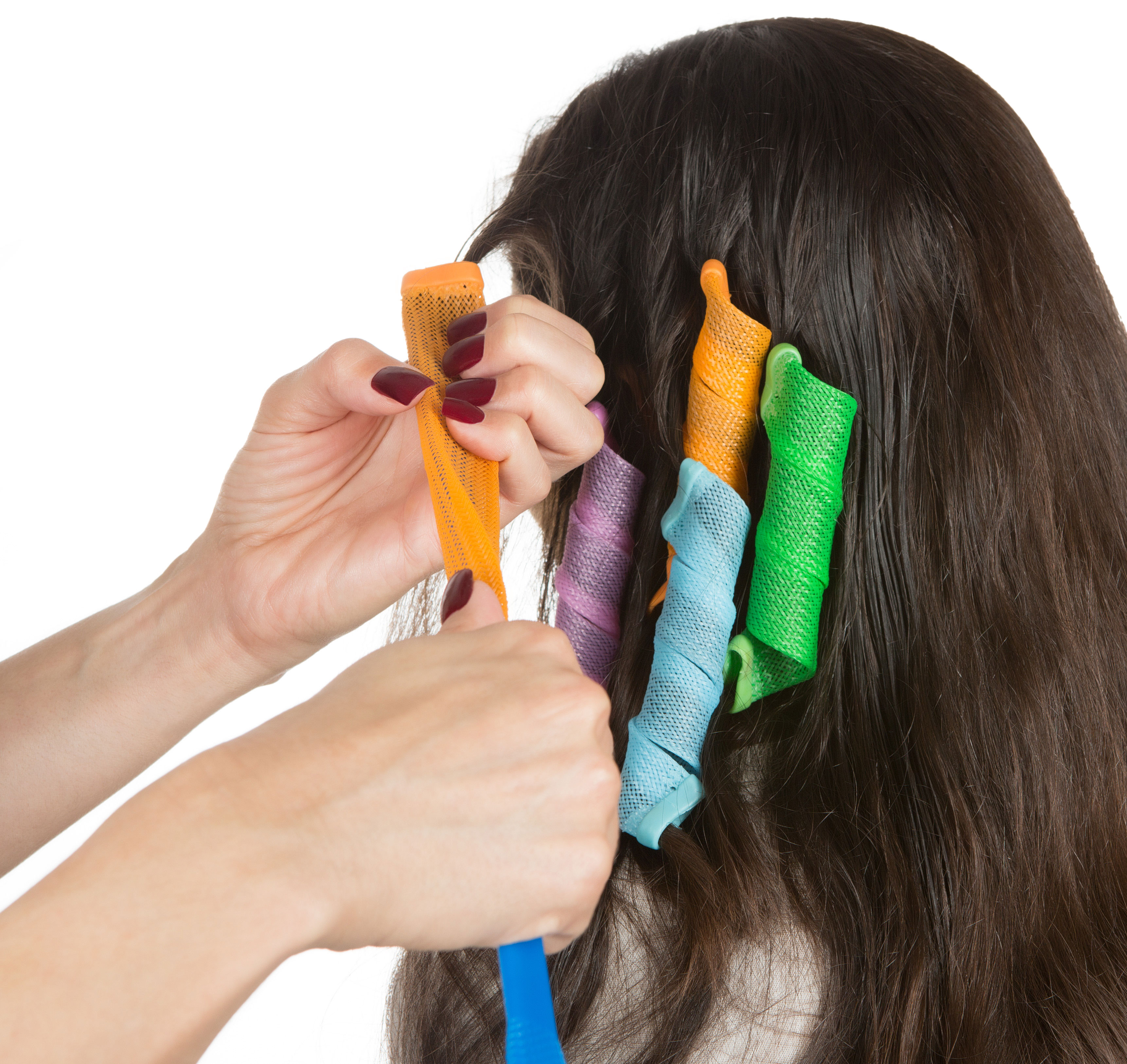 Как накрутить волосы на шнурок
