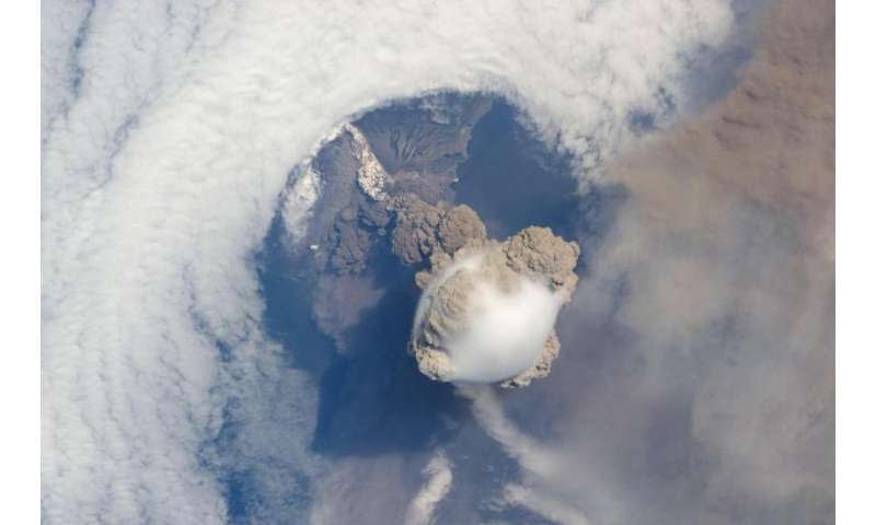 Sarychev volcano, (located in Russia’s Kuril Islands, northeast of Japan) in an early stage of eruption on June 12, 2009. Credit: NASA What is the difference between active and dormant volcanoes?