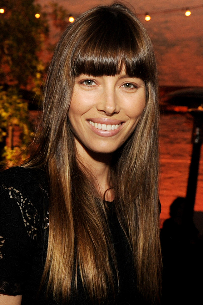 Jessica Biel Bangs