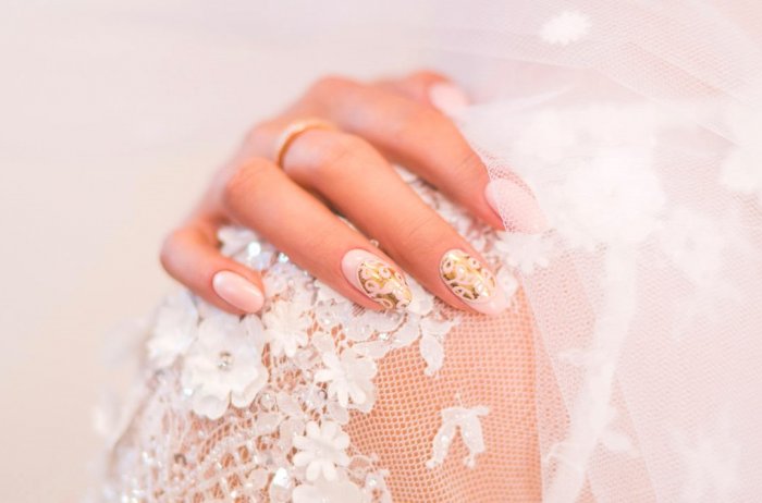 Тренды свадебного дизайна ногтей