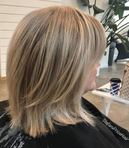 Многослойные стрижки для женщин за 50