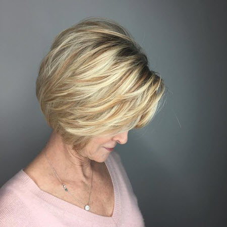 Фото новинки стрижки для женщин за 50