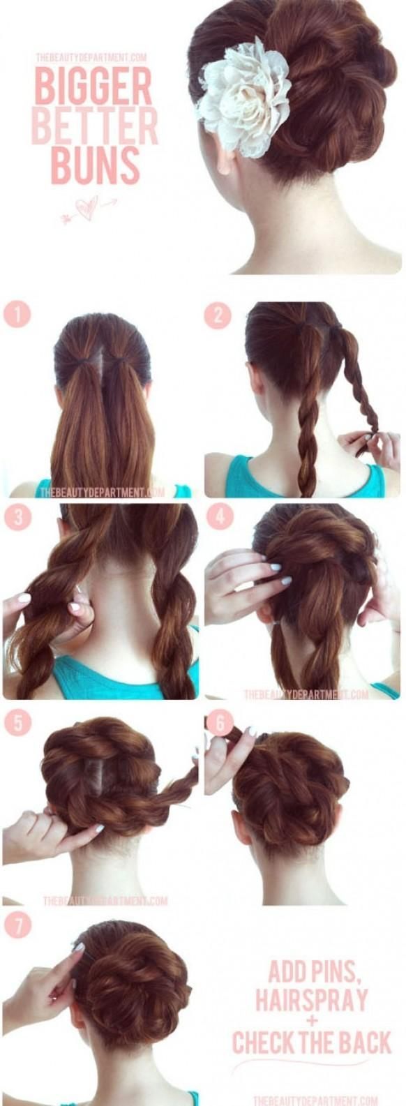 Long Hairstyles for Girls Step By Step Tutorial & Trends with Pictures (14)