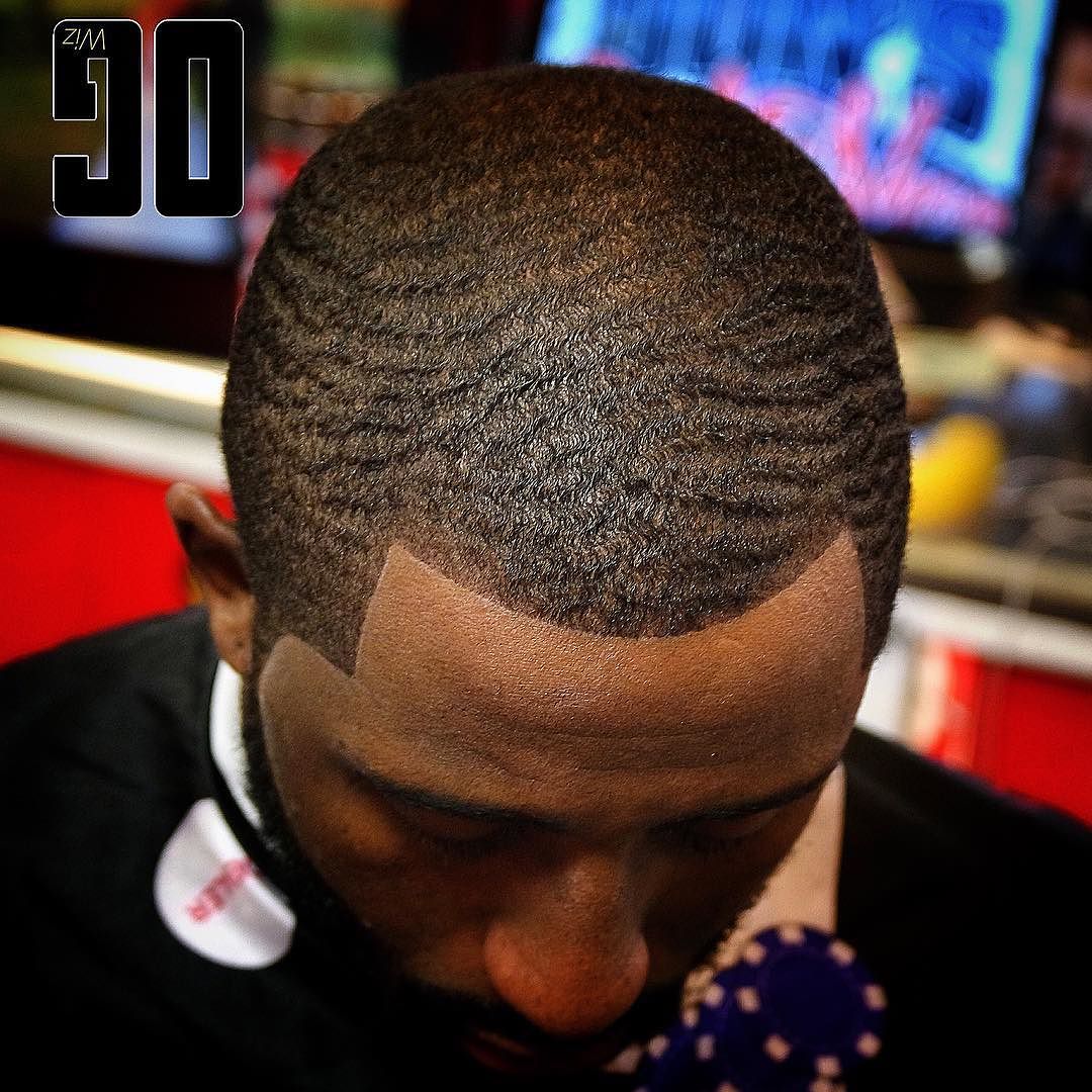 short hair for black men line up 360 waves