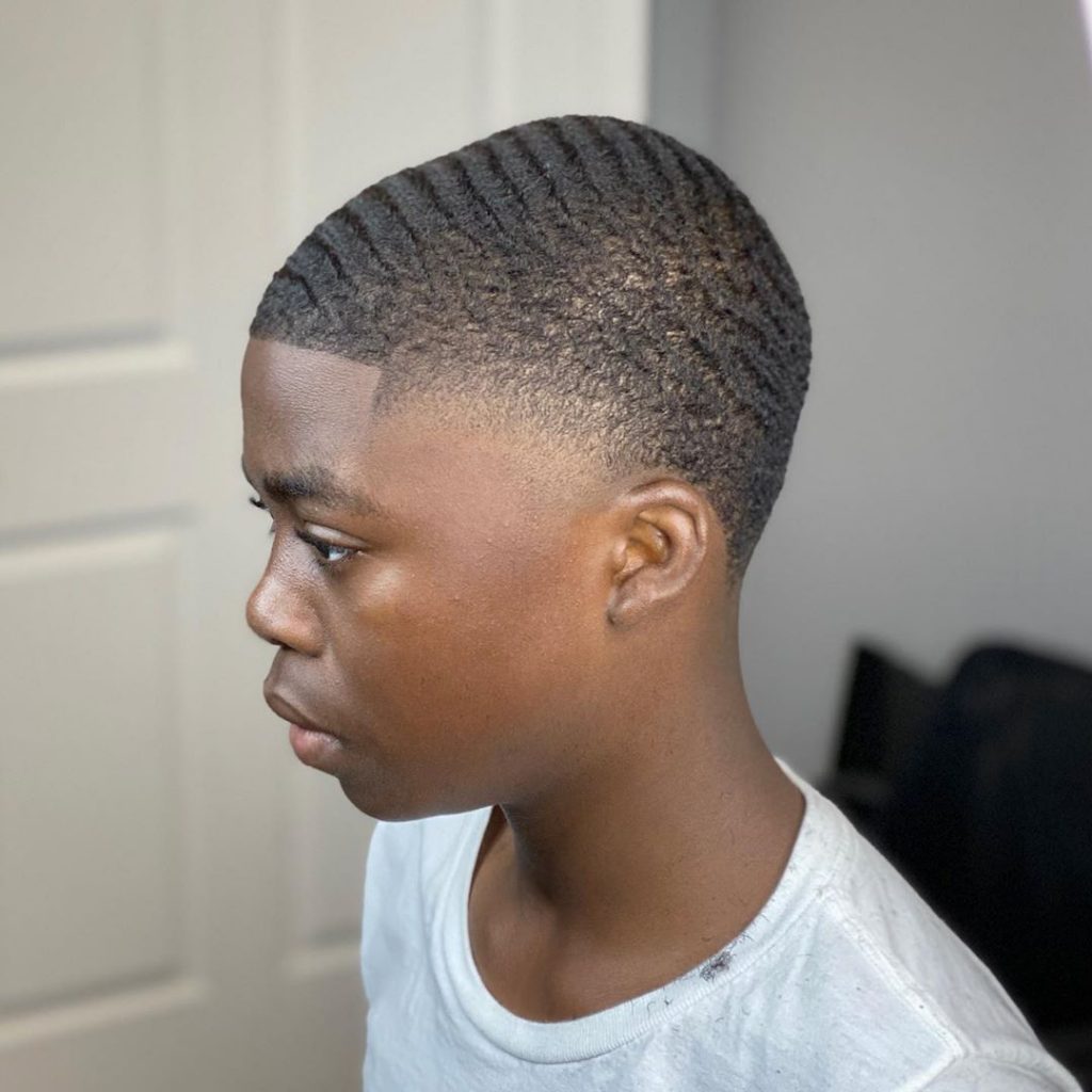 Fade haircuts for Black boys