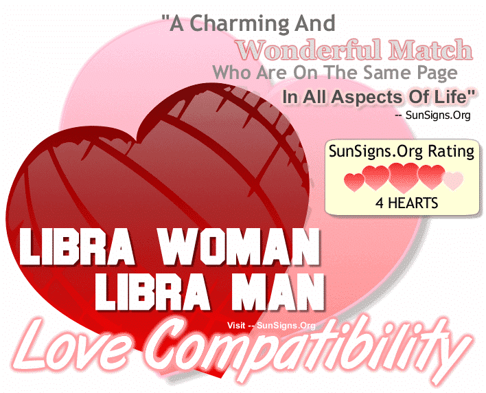 Libra Woman Libra Man Love Compatibility
