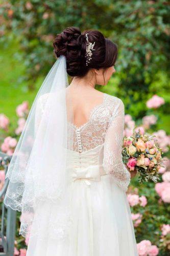 wedding hairstyles with veil 4
